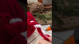 easy crochet diy idea 😍 christmas diydecor diyideas christmasdiy [upl. by Sup]