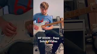 MF DOOM  Rapp Snitch Knishes guitarcover mfdoom guitar fenderstratocaster ableton guitarist [upl. by Ardnua563]