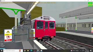 OpenBVE District Line to Edgware Road to Putney Bridge [upl. by Robison534]