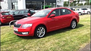 ŠKODA Octavia Hatchback 5DR Elegance in Corrida Red 2014 64 Reg HD [upl. by Joycelin971]