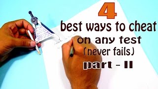 How to cheat in exam  4 best simple and easy ways to cheat on any test part 2 [upl. by Dallon]