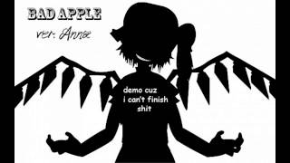 Bad Apple english demo 【Anna】piano ver [upl. by Altis]