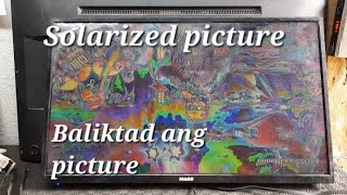 Flat screen tv repair Solarized picture amp mirror problem tips kung paano ayusin repair [upl. by Rebecca334]