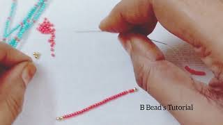 Seed bead bracelet in 5 minutes [upl. by Candi]