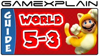 Super Mario 3D World  World 53 Green Stars amp Stamp Locations Guide amp Walkthrough [upl. by Assehc]