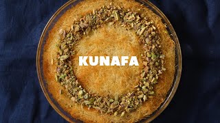 EASY KUNAFA RECIPE  EID SPECIAL  KNAFEH KANAFE  ILHAN A [upl. by Garnett]