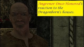 Angrenor OnceHonoreds Reaction to the Dragonborns houses [upl. by Yonah]