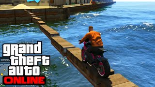 GTA V Online MOTOQUEIRO EQUILIBRISTA  Corrida INSANA 374 [upl. by Gellman554]