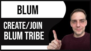 How To Create Blum Tribe  How To Join Blum [upl. by Nilrem2]