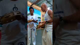 Learning Capoeira songs capoeiralove pandeiro capoeira4all [upl. by Nairred]