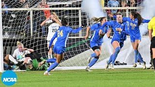 UCLA’s 3 unanswered goals in remarkable championship comeback [upl. by Bekelja]