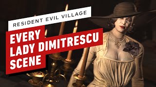 Every Lady Dimitrescu Scene In Resident Evil Village [upl. by Annam]