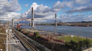 Vancouver SKYTRAIN amp WALK NEW WESTMINSTER Afternoon Visit To Westminster Pier Park amp Columbia St [upl. by Maurice]