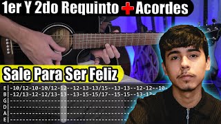 Sale Para Ser Feliz  Ivan Cornejo  1er y 2do Requinto  Acordes  TABS  Tutorial Guitarra [upl. by Dunseath292]