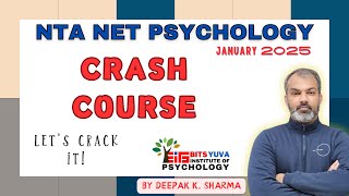 Crash Course NTANET Psychology for January 2025 with Deepak K Sharma Bits Yuva [upl. by Illa124]