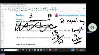 Mr Gill Practice Problems Partitioning a line segment using ratios [upl. by Darrell904]