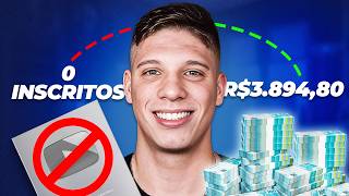 Como Ganhar Dinheiro no Youtube com 0 Inscritos 2024 [upl. by Refinne]