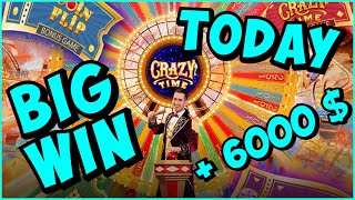 Crazy Time Big Win Today  Crazy Time Live Big Win 100 [upl. by Favien]