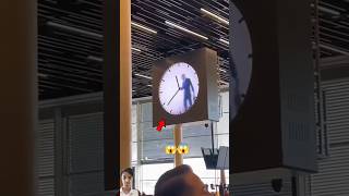 Man trapped 😱😱😱 amazingfacts clock factsinhindi interestingfacts facts viralvideo shorts [upl. by Odraode]