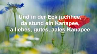 Das alte Kanapee Lied aus Schlesien 3Nickels Schlesischer Streuselkuchen Mit Text HD1080p [upl. by Eitnom907]