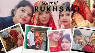 Sister ki rukhsati emotional 😢moment  Gaon ki shadi ka bidaai 😭 rasam Muslim weeding part 2 [upl. by Eeimaj]