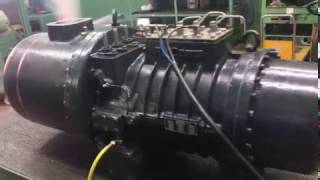 Refcomp SRCS413 Screw Compressor Test Kaydı [upl. by Filberte]