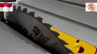 Table Saw Dewalt DWE7470 Kalibrasi Miter Slot  Blade  Fence [upl. by Brina957]