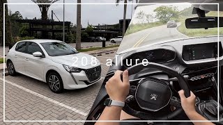 Avaliação do PEUGEOT 208 ALLURE 16 AT 2022  DETALHES e IMPRESSÕES a BORDO [upl. by Fidelis671]