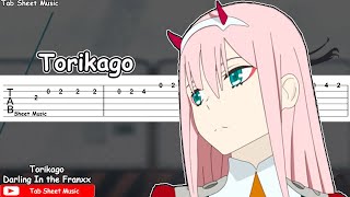 Darling In the Franxx ED 1  Torikago Guitar Tutorial [upl. by Saduj896]