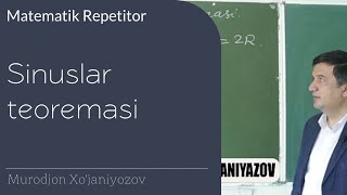 5 Sinuslar teoremasi Geometriya 9 sinf [upl. by Ssej]