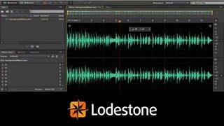 Lodestone Adobe Audition CS6 Training  Mixing Narration amp Music [upl. by Goodill]