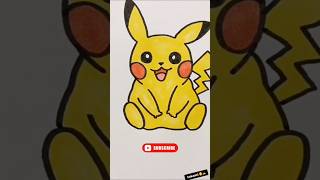 Pikachu drawing short video 🥰✍viralvideo art shorts Artl2s YouTube [upl. by Aicilas96]