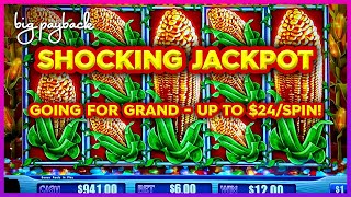 Up to 30Spin → JACKPOT SHOCKER Cash Crop Slots GRAND JACKPOT QUEST [upl. by Ayimat]