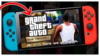 así es GTA TRILOGY en Nintendo SWITCH 😐 Funciona bien GAMEPLAY DOCK  PORTATIL en ESPAÑOL [upl. by Asiled]