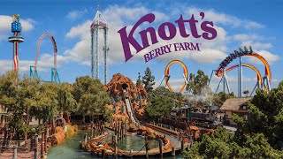 Knotts Berry Farm Rides POV 2024 Amusement Park [upl. by Humo]