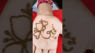 quot Gquot Latter mehndi design Henna tattoo ♥️shorts 2024 [upl. by Ettenrahc]