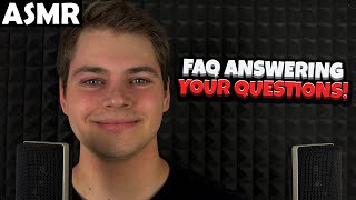 АСМР  FAQ  ANSWERING YOUR QUESTIONS RUSSIAN ASMR Tony Russian [upl. by Gabriella]