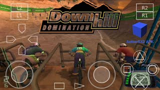 Downhill Domination Gameplay on Aether Sx2 Emulator Android [upl. by Faulkner]