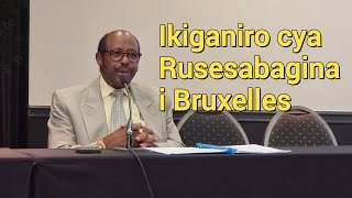 Ikiganiro cya Paul Rusesabagina i Bruxelles  Politiki yikiwaniUbuzima muri Gereza zo mu Rwanda [upl. by Gnaig933]