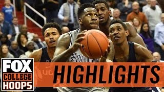 Georgetown rallies UConn 7269  2017 COLLEGE BASKETBALL HIGHLIGHTS [upl. by Alicia]