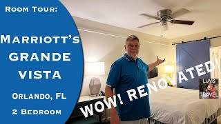 What a remodel WOW Lets check out MARRIOTT GRANDE VISTA 2 Bedroom Dedicated  ORLANDO FL [upl. by Greiner]