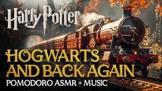 6h Study session Hogwarts Express Full Journey ASMR 🚂✏️ Harry Potter Pomodoro Technique Timer [upl. by Ecnerewal329]