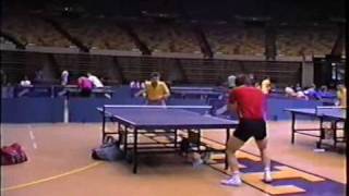 1989 Louisiana Open  Danny Seemiller vs Ty Hoff [upl. by Akinyt]