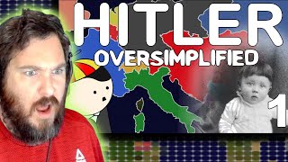 HE WAS HOMELESS Hitler  OverSimplified Part 1 Reaction [upl. by Anod]