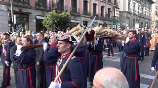 Semana Santa en Madrid Martes Santo Traslado del Cristo de los Alabarderos [upl. by Anoel]