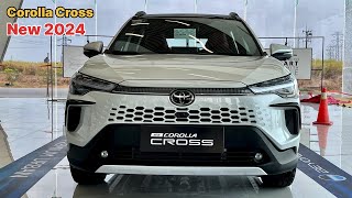 New 2024 Toyota Corolla Cross L8V Best SUV Super Luxury Exterior and Interior Walkaround Detial [upl. by Acyre455]