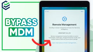 MDM Bypass iPad How to Remove MDM Profile From iPad✅ How to Remove MDM from School iPad✅ 2024 [upl. by Amada]