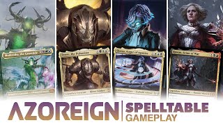 Spelltable Commander Gameplay  EDH  Muldrotha vs Perrie vs Queza vs Rowan [upl. by Lammaj]