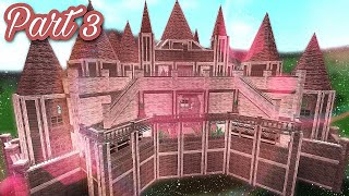 Bloxburg Fantasy Castle Speedbuild Part 38 [upl. by Aamsa130]