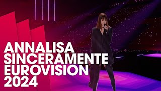 Annalisa  Sinceramente  Eurovision 2024 Concept [upl. by Byers]